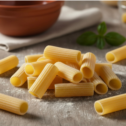 Formato di pasta paccheri artigianali